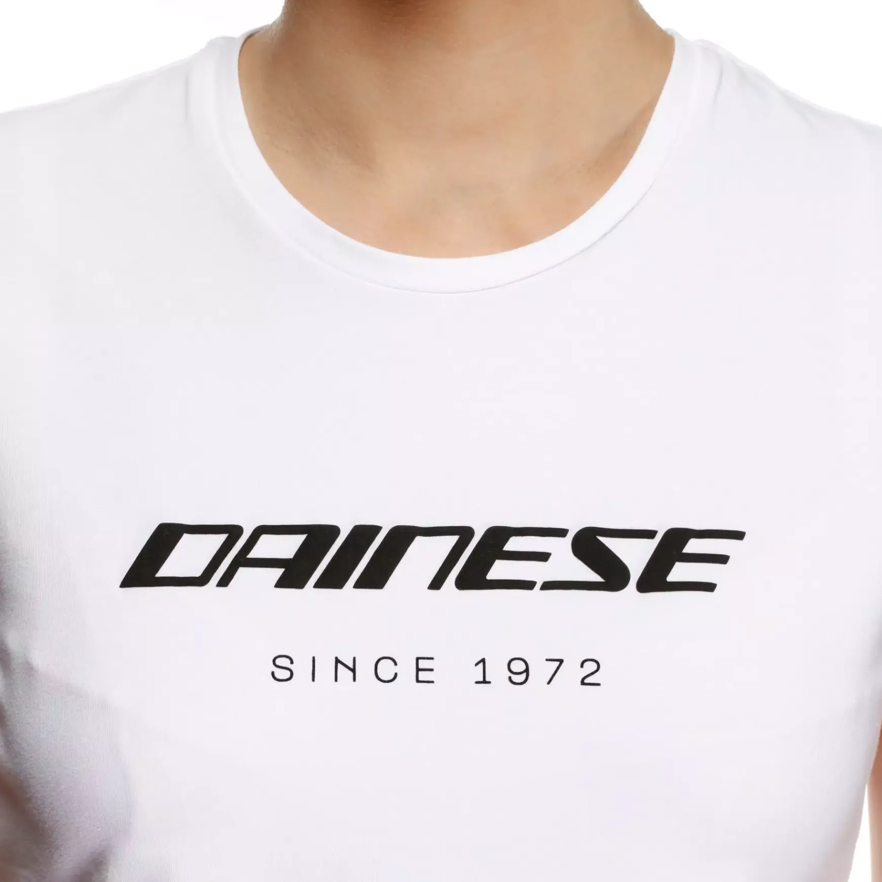 Dainese ESSENCE WORDMARK - DAMEN-RUNDHALS-T-SHIRT WHITE New