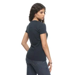 Dainese ESSENCE WORDMARK - DAMEN-RUNDHALS-T-SHIRT CARBONIO New