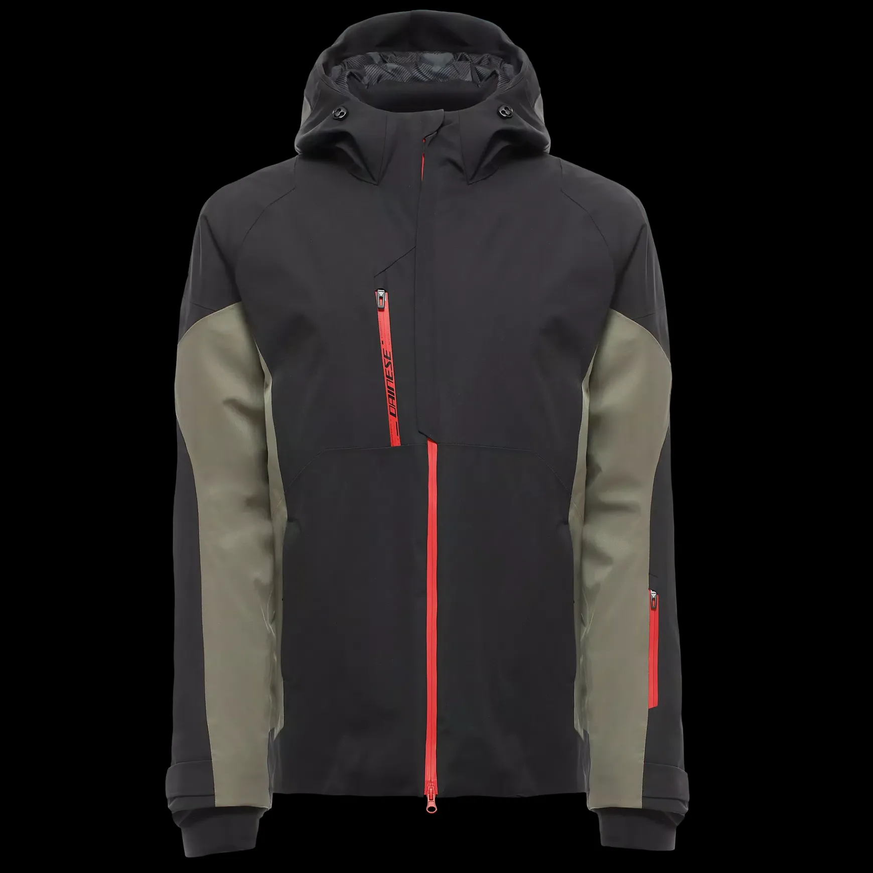 Dainese ETRA AEROSENSE-DRY - HERREN-SKIJACKE STRETCH LIMO/GREEN FOUR