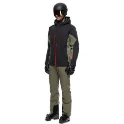 Dainese ETRA AEROSENSE-DRY - HERREN-SKIJACKE STRETCH LIMO/GREEN FOUR