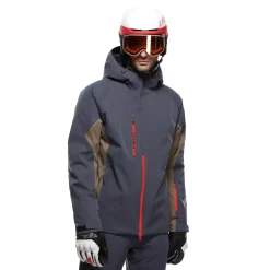 Dainese ETRA AEROSENSE-DRY - HERREN-SKIJACKE BLUE NIGHT/BUNGEE BROWN Sale
