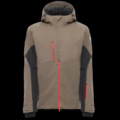 Dainese ETRA AEROSENSE-DRY - HERREN-SKIJACKE BUNGEE BROWN/STRETCH LIMO Clearance