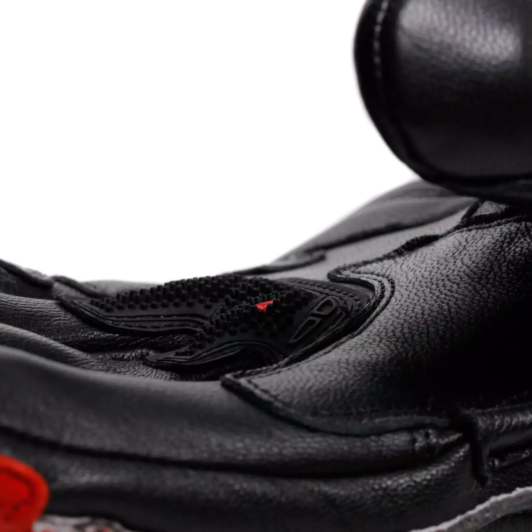 Dainese FIERO - MOTORRAD-RENNHANDSCHUH AUS LEDER BLACK/RED-LAVA/WHITE Clearance