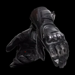 Dainese FIERO - MOTORRAD-RENNHANDSCHUH AUS LEDER BLACK/ANTHRACITE Best