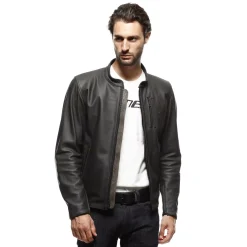 Dainese FULCRO LEATHER JACKET DARK-BROWN Discount