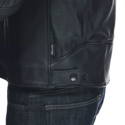 Dainese FULCRO LEATHER JACKET BLACK Clearance