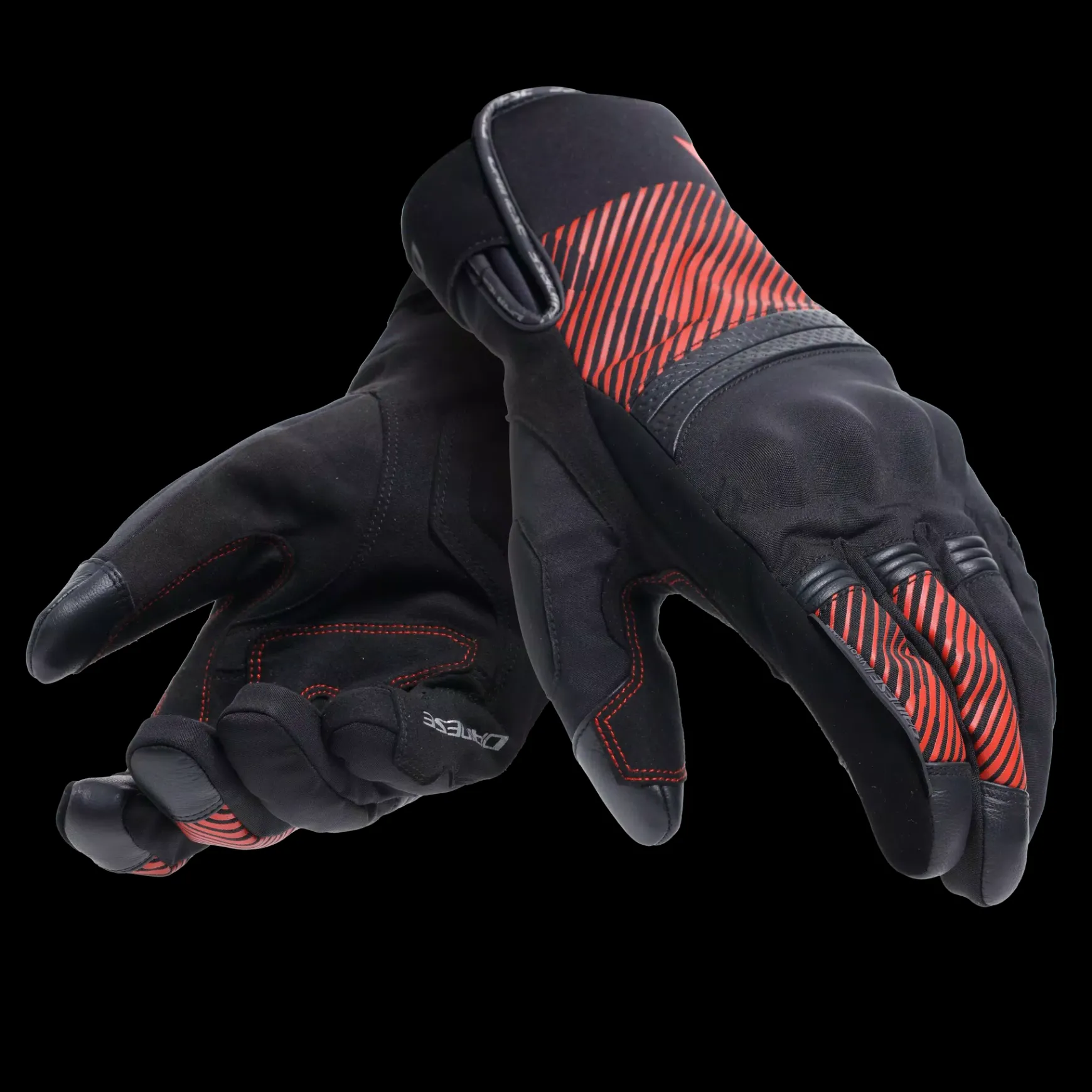 Dainese FULMINE D-DRY GLOVES BLACK/BLACK/RED Online