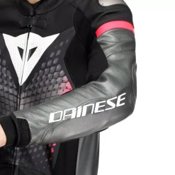 Dainese FULMINEA - ZWEITEILIGER LEDERANZUG DAMEN BLACK/ANTHRACITE/WHITE Discount