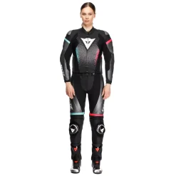 Dainese FULMINEA - ZWEITEILIGER LEDERANZUG DAMEN BLACK/ANTHRACITE/WHITE Discount