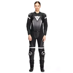 Dainese FULMINEA - ZWEITEILIGER LEDERANZUG FÜR DAMEN - GRÖSSE SHORT/TALL (S/T) BLACK/WHITE Best