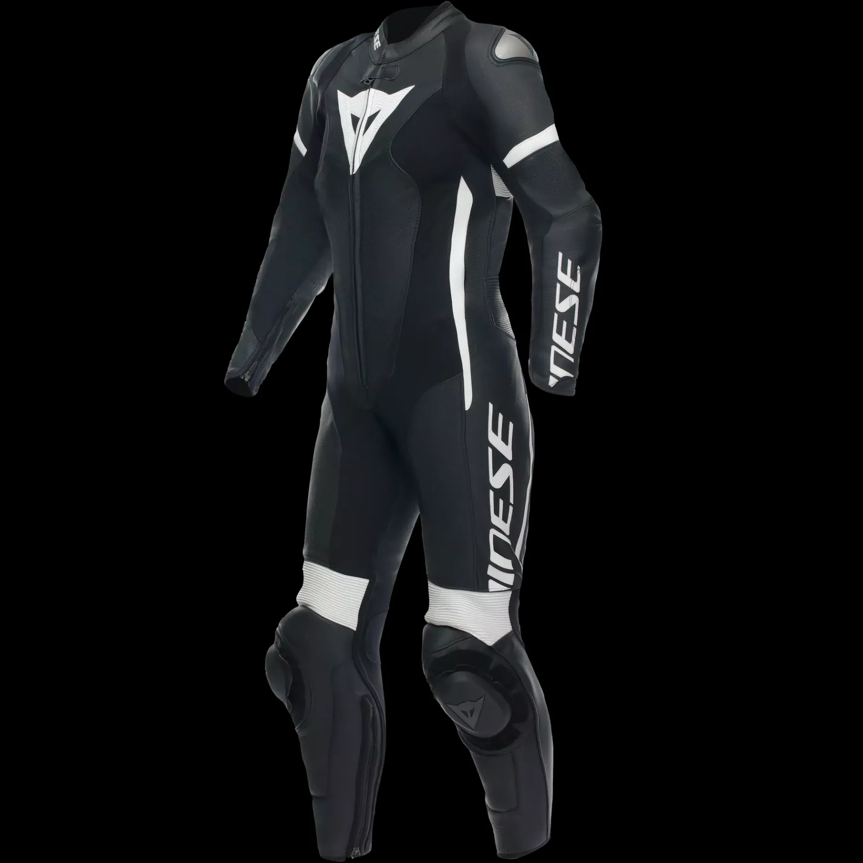 Dainese GROBNIK LADY LEATHER 1PC SUIT PERF BLACK/BLACK/WHITE Clearance