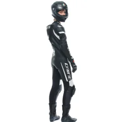 Dainese GROBNIK LADY LEATHER 1PC SUIT PERF BLACK/BLACK/WHITE Clearance