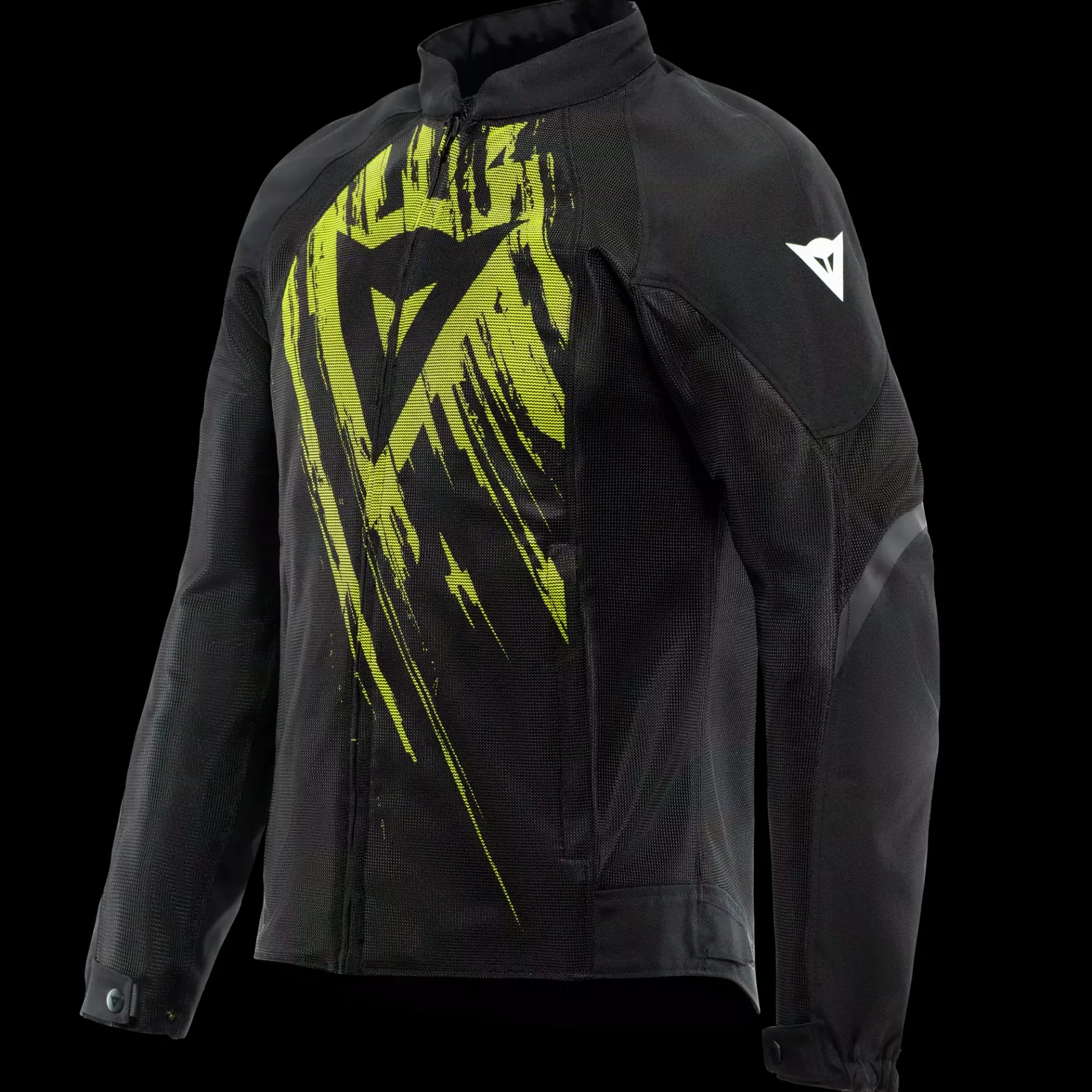 Dainese HEROSPHERE AIR - MOTORRADJACKE SOMMER HERREN BLACK/FLUO YELLOW TARMAC Online