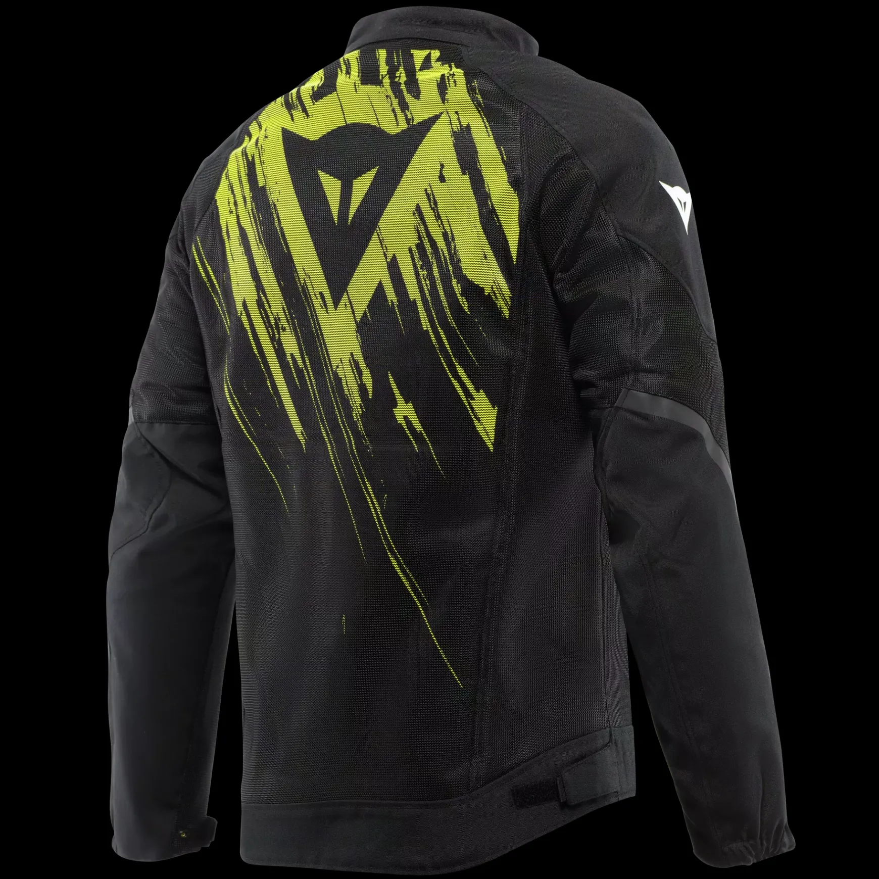 Dainese HEROSPHERE AIR - MOTORRADJACKE SOMMER HERREN BLACK/FLUO YELLOW TARMAC Online