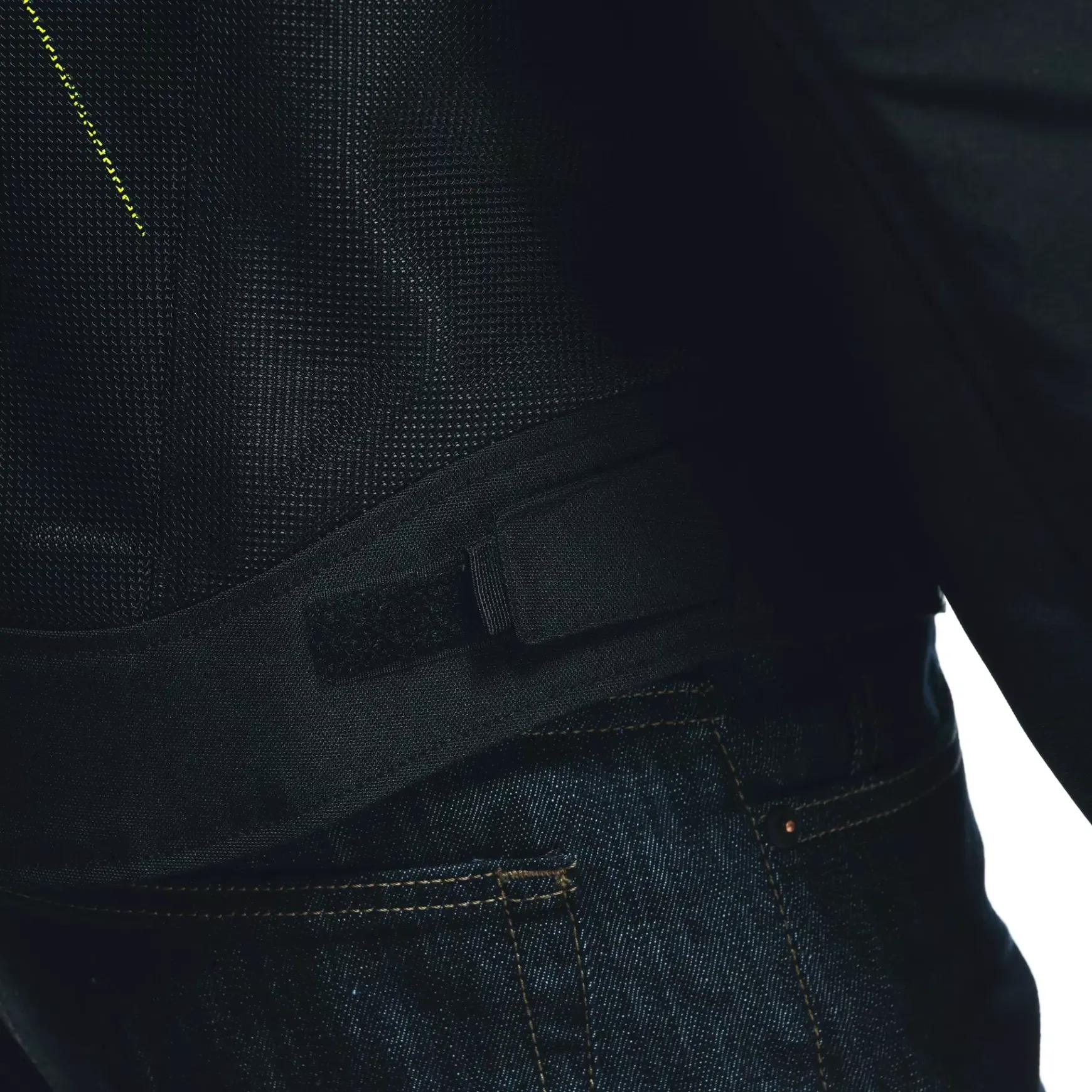 Dainese HEROSPHERE AIR - MOTORRADJACKE SOMMER HERREN BLACK/FLUO YELLOW TARMAC Online