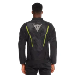 Dainese HEROSPHERE AIR - MOTORRADJACKE SOMMER HERREN BLACK/WHITE/YELLOW-FLUO Sale