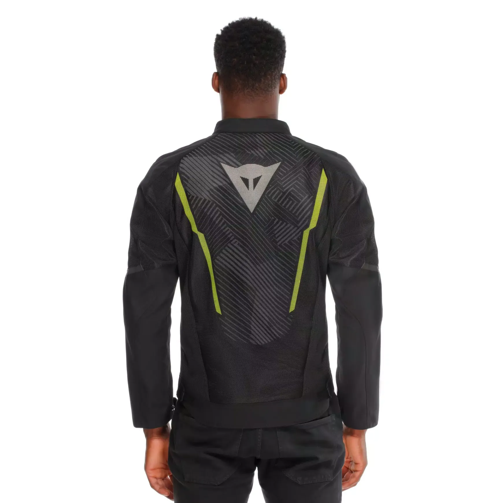 Dainese HEROSPHERE AIR - MOTORRADJACKE SOMMER HERREN BLACK/WHITE/YELLOW-FLUO Sale