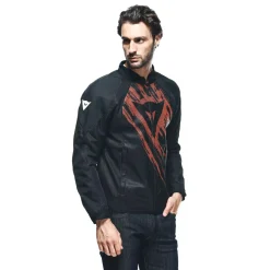 Dainese HEROSPHERE AIR - MOTORRADJACKE SOMMER HERREN BLACK/RED TARMAC New