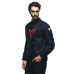 Dainese HEROSPHERE AIR - MOTORRADJACKE SOMMER HERREN BLACK/RED DIAMOND Clearance