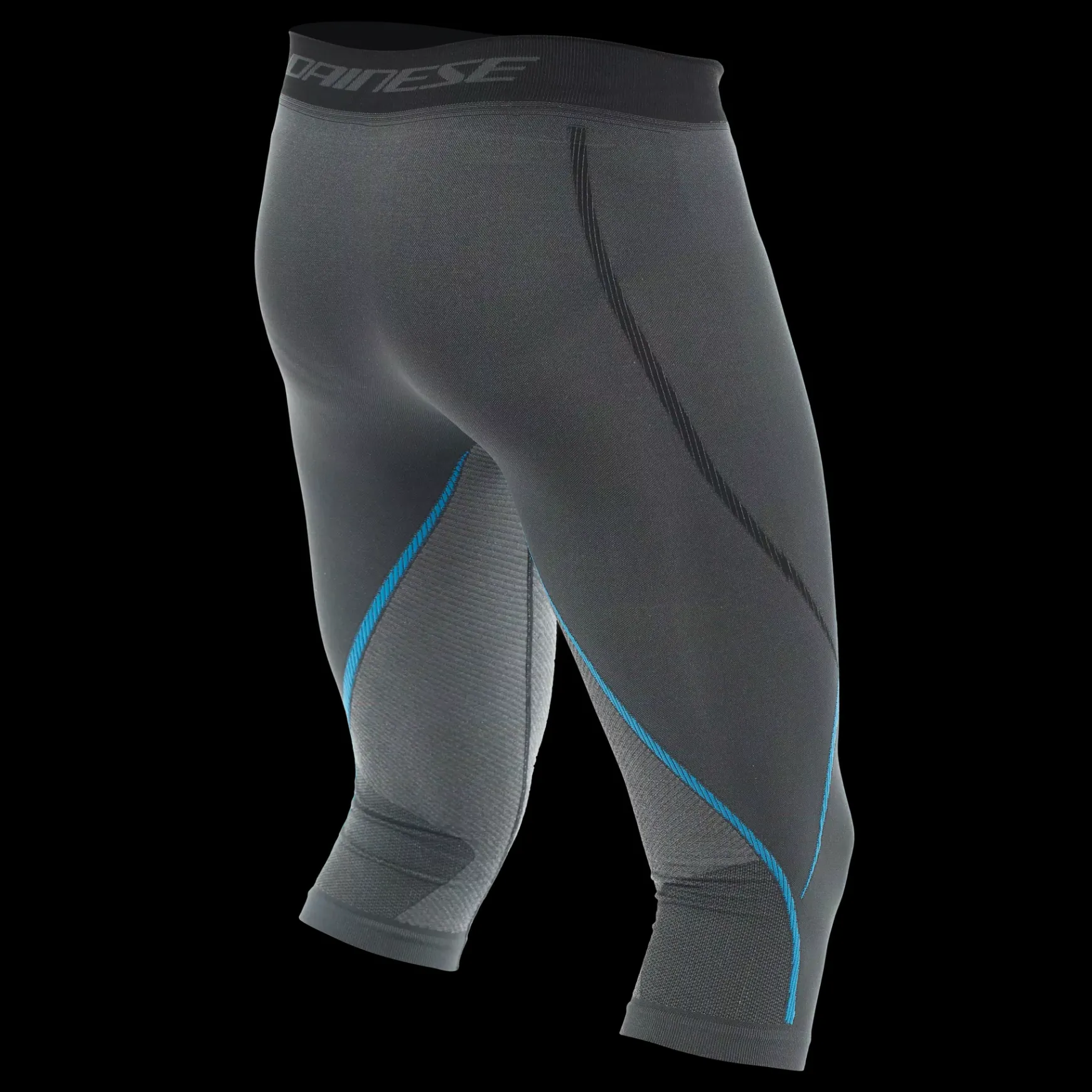 Dainese HERREN 3/4 ATMUNGSAKTIVE TECHNISCHE SKI-UNTERHOSE BLACK/BLUE New