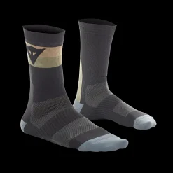 Dainese HG AER - VERSTÄRKTE BIKE SOCKEN BLACK/GREEN-MILITARY Hot