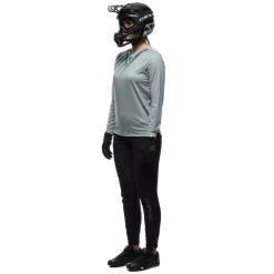 Dainese HG AER JERSEY LS - DAMEN LANGARM-BIKE-SHIRT GREEN-WATER Hot