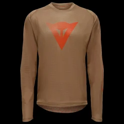 Dainese HG AER JERSEY LS - HERREN LANGARM-BIKE-SHIRT BROWN/RED New
