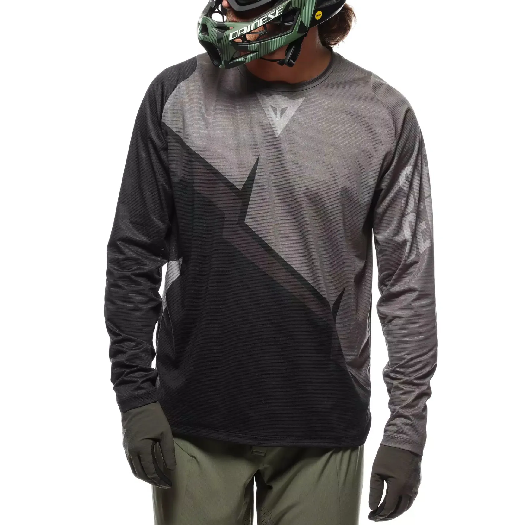 Dainese HG AER JERSEY LS - HERREN LANGARM-BIKE-SHIRT BLACK/GREY Online