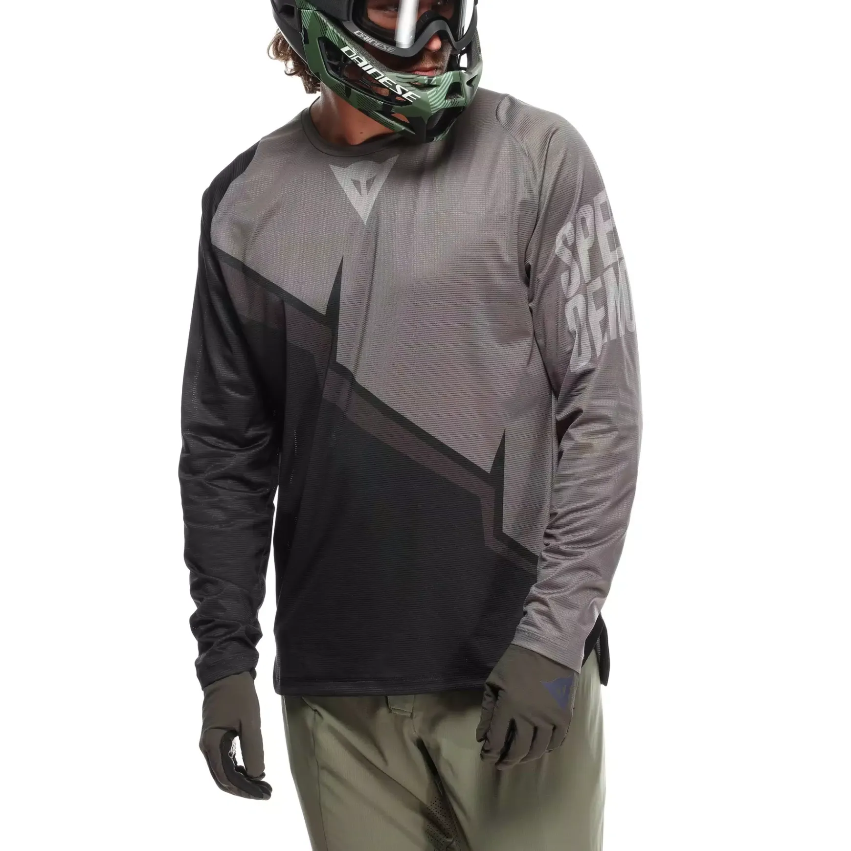 Dainese HG AER JERSEY LS - HERREN LANGARM-BIKE-SHIRT BLACK/GREY Online