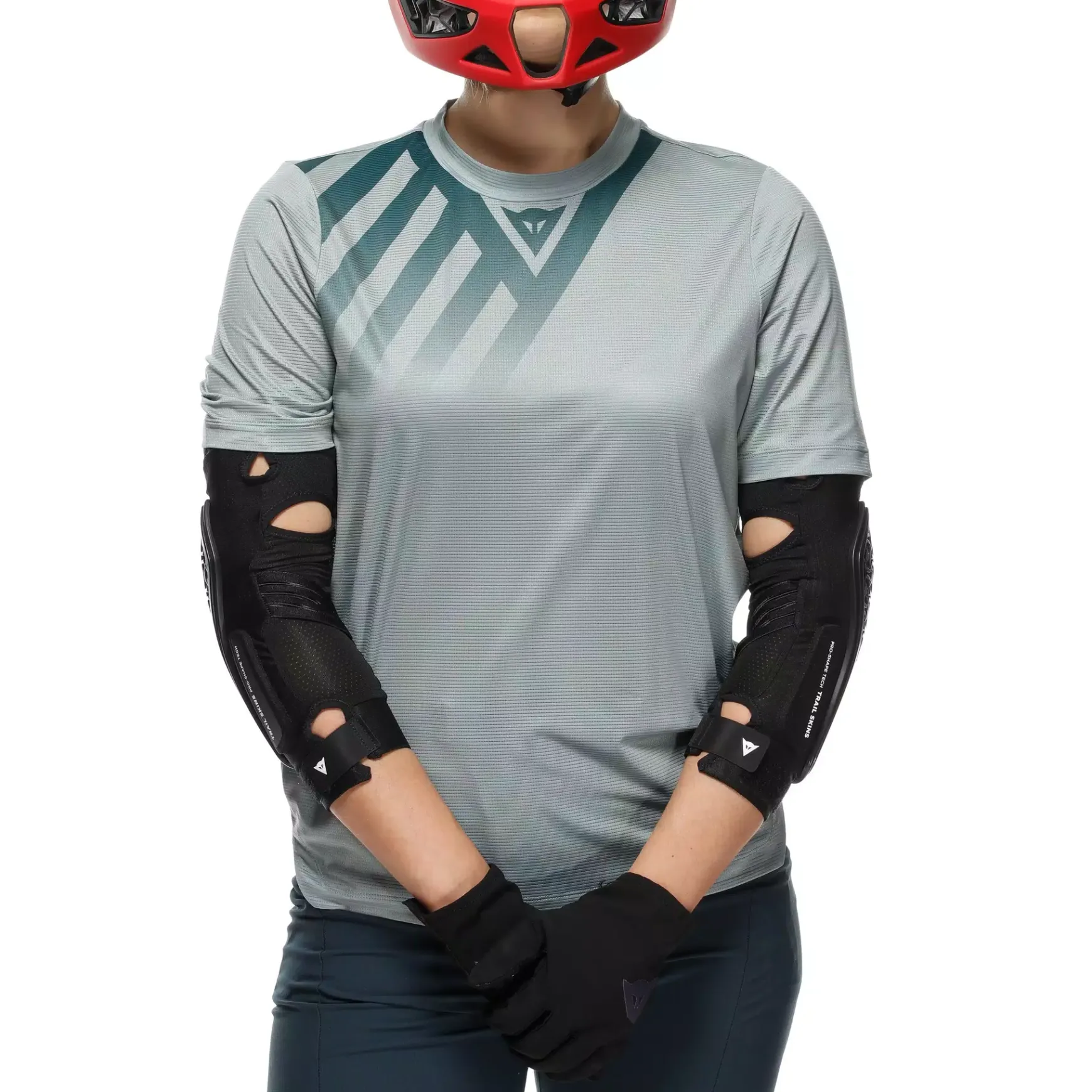 Dainese HG AER JERSEY SS - DAMEN KURZARM-BIKE-SHIRT GREEN-WATER Hot