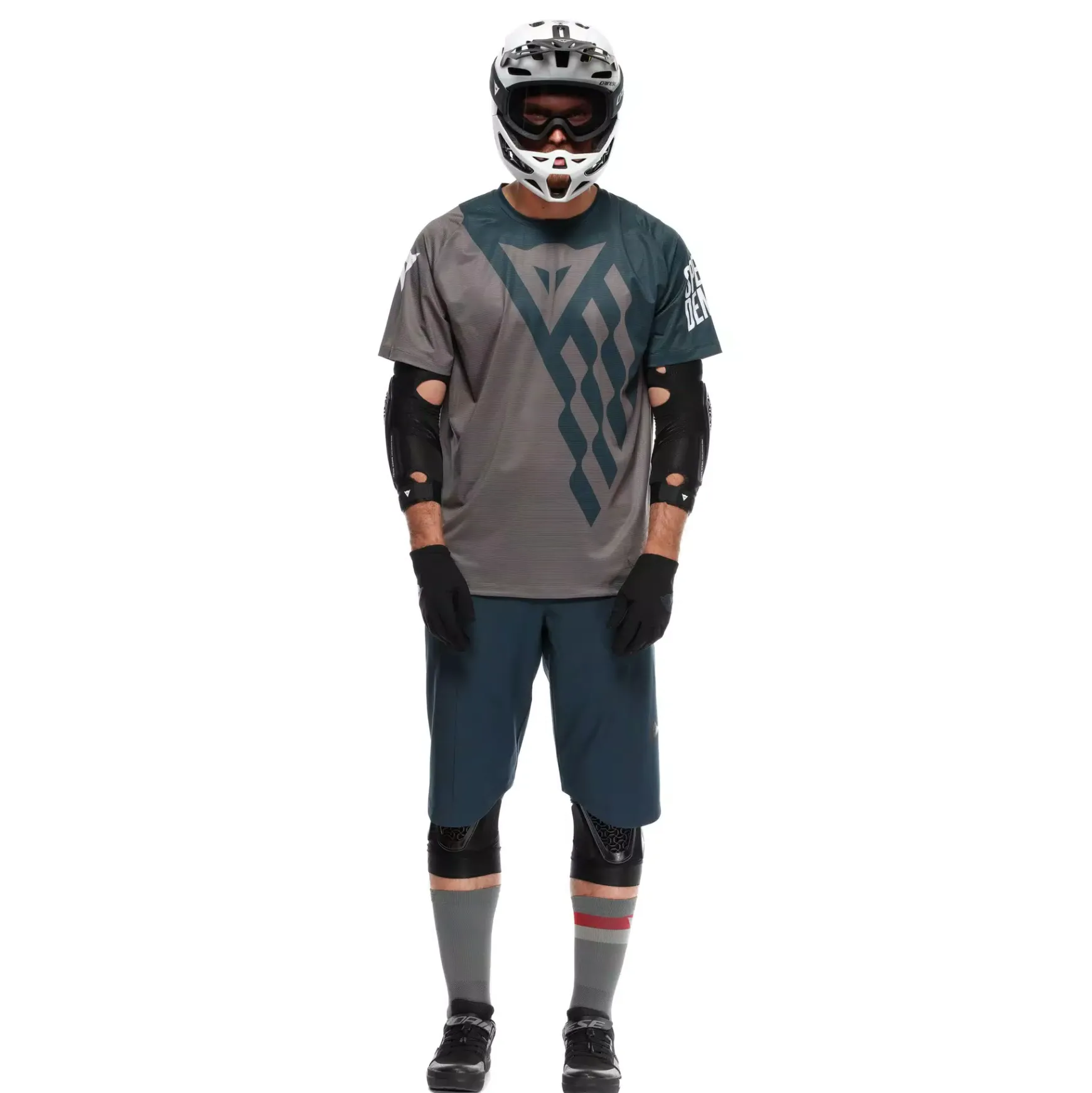 Dainese HG AER JERSEY SS - HERREN KURZARM-BIKE-SHIRT BLUE/GREY Best