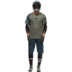 Dainese HG AER JERSEY SS - HERREN KURZARM-BIKE-SHIRT GREEN/BLUE Clearance