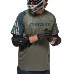 Dainese HG AER JERSEY SS - HERREN KURZARM-BIKE-SHIRT GREEN/BLUE Clearance