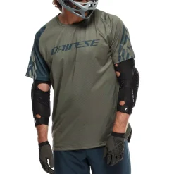 Dainese HG AER JERSEY SS - HERREN KURZARM-BIKE-SHIRT GREEN/BLUE Clearance