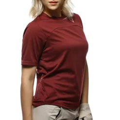 Dainese HG OMNIA JERSEY SS - DAMEN KURZARM-BIKE-SHIRT WINDSOR WINE Outlet