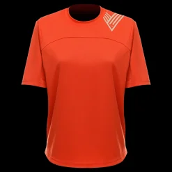 Dainese HG OMNIA JERSEY SS - DAMEN KURZARM-BIKE-SHIRT RED Hot