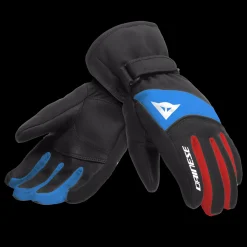 Dainese HP SCARABEO SKIHANDSCHUHE FÜR KINDER BLACK-TAPS/HIGH-RISK-RED/LAPIS-BLUE Clearance