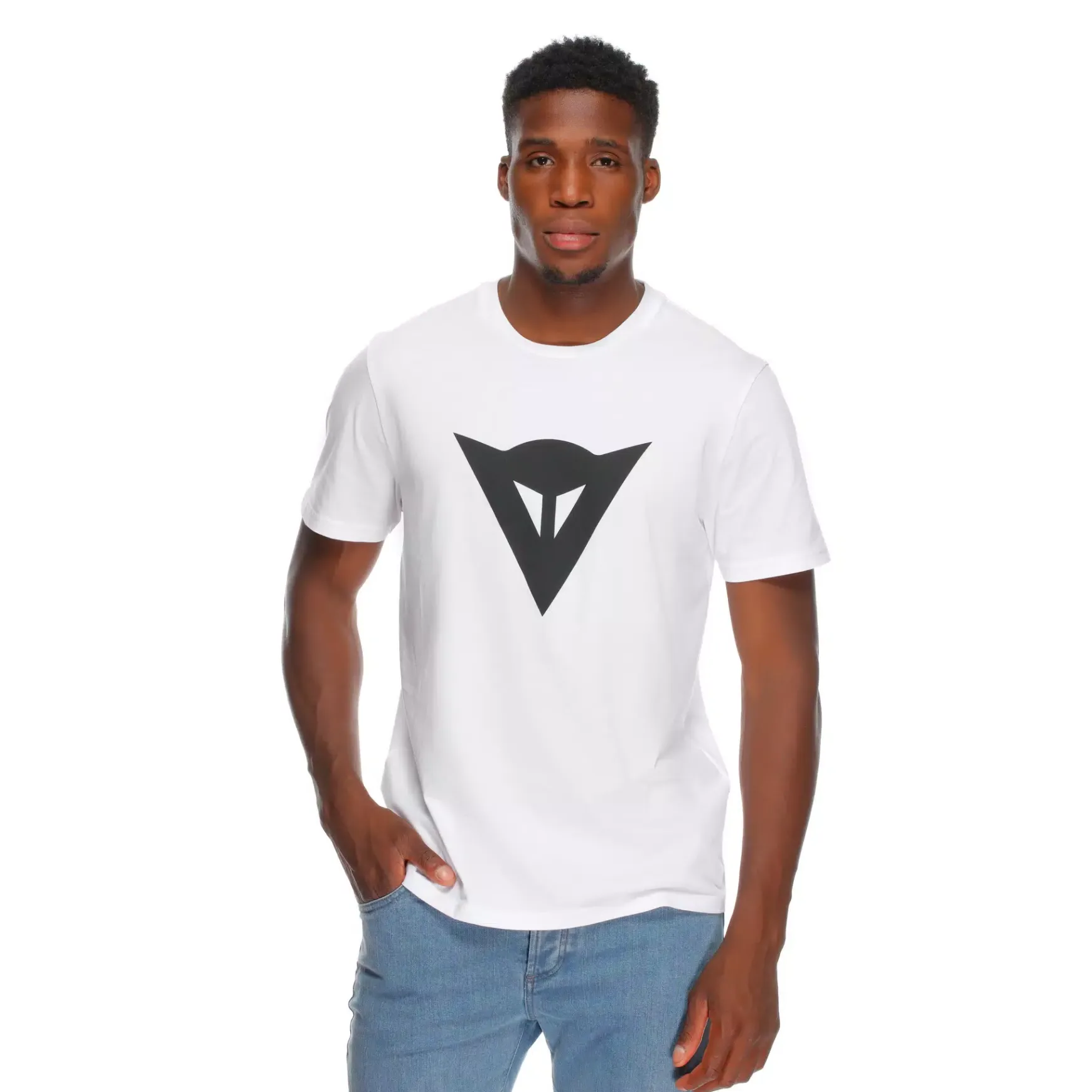 Dainese HYPER SPEED DEMON - RUNDHALS T SHIRT HERREN WHITE New