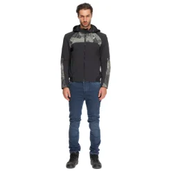 Dainese IGNITE 2 - MOTORRADJACKE TEXTIL HERREN BLACK/MOSS GRAY Clearance