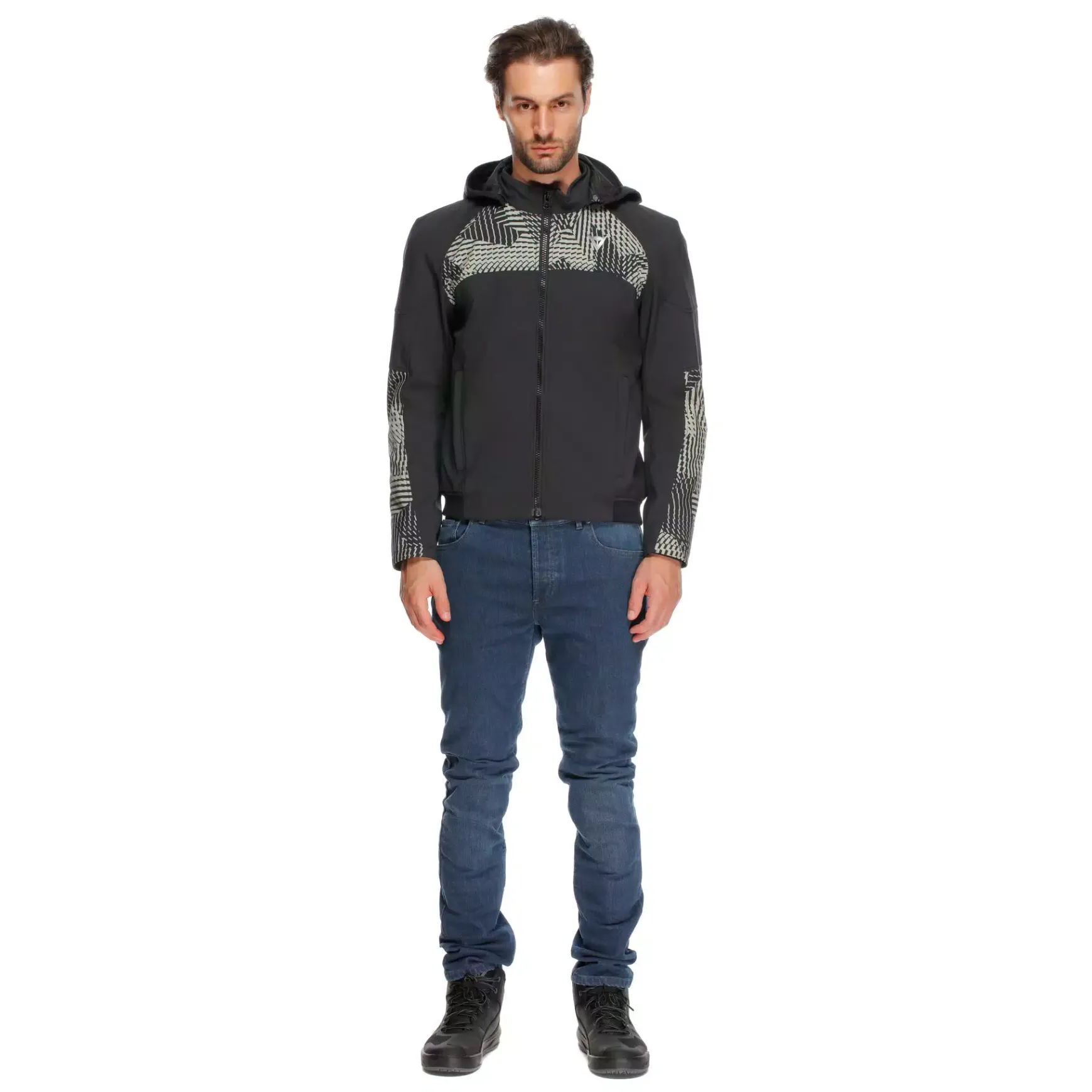 Dainese IGNITE 2 - MOTORRADJACKE TEXTIL HERREN BLACK/MOSS GRAY Clearance
