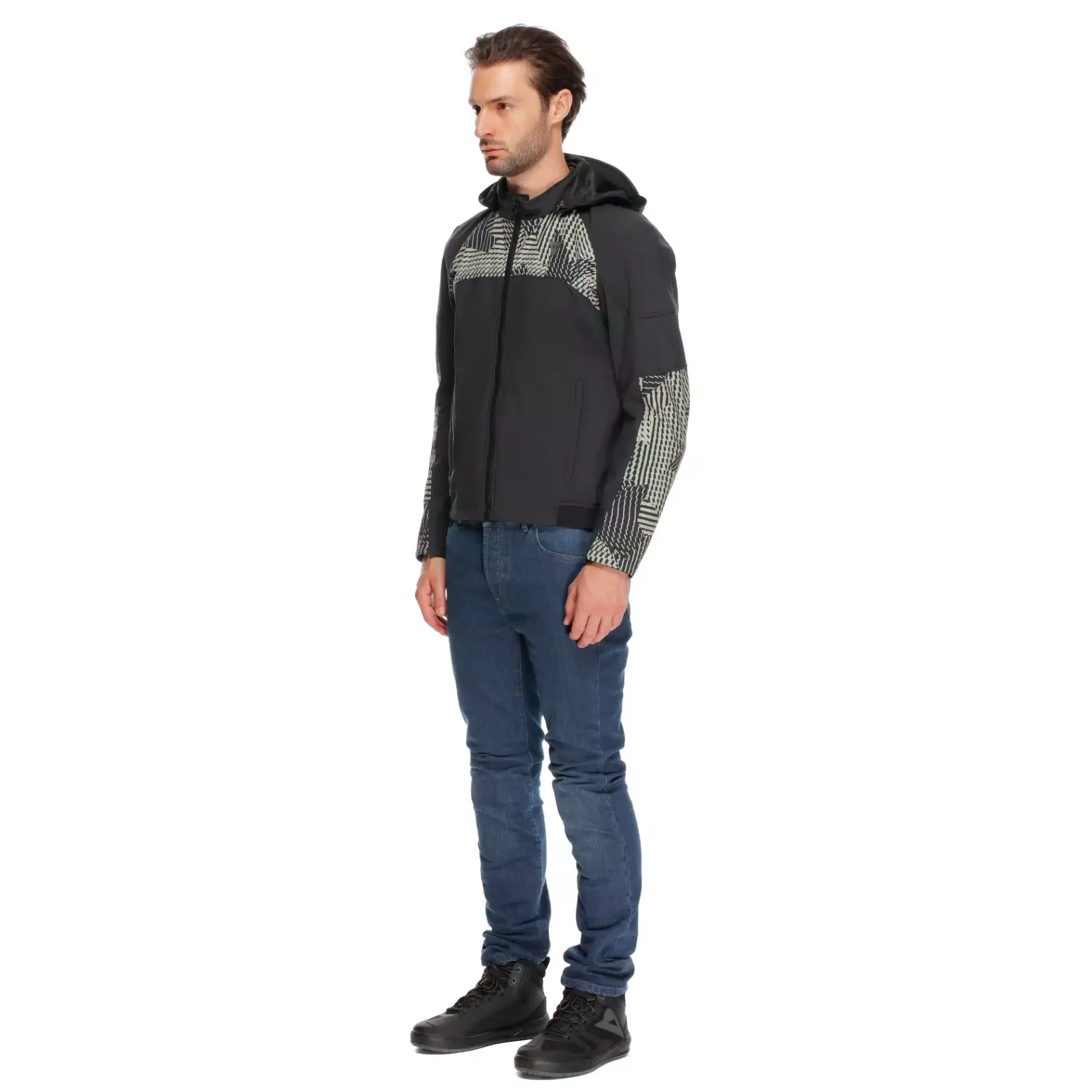 Dainese IGNITE 2 - MOTORRADJACKE TEXTIL HERREN BLACK/MOSS GRAY Clearance