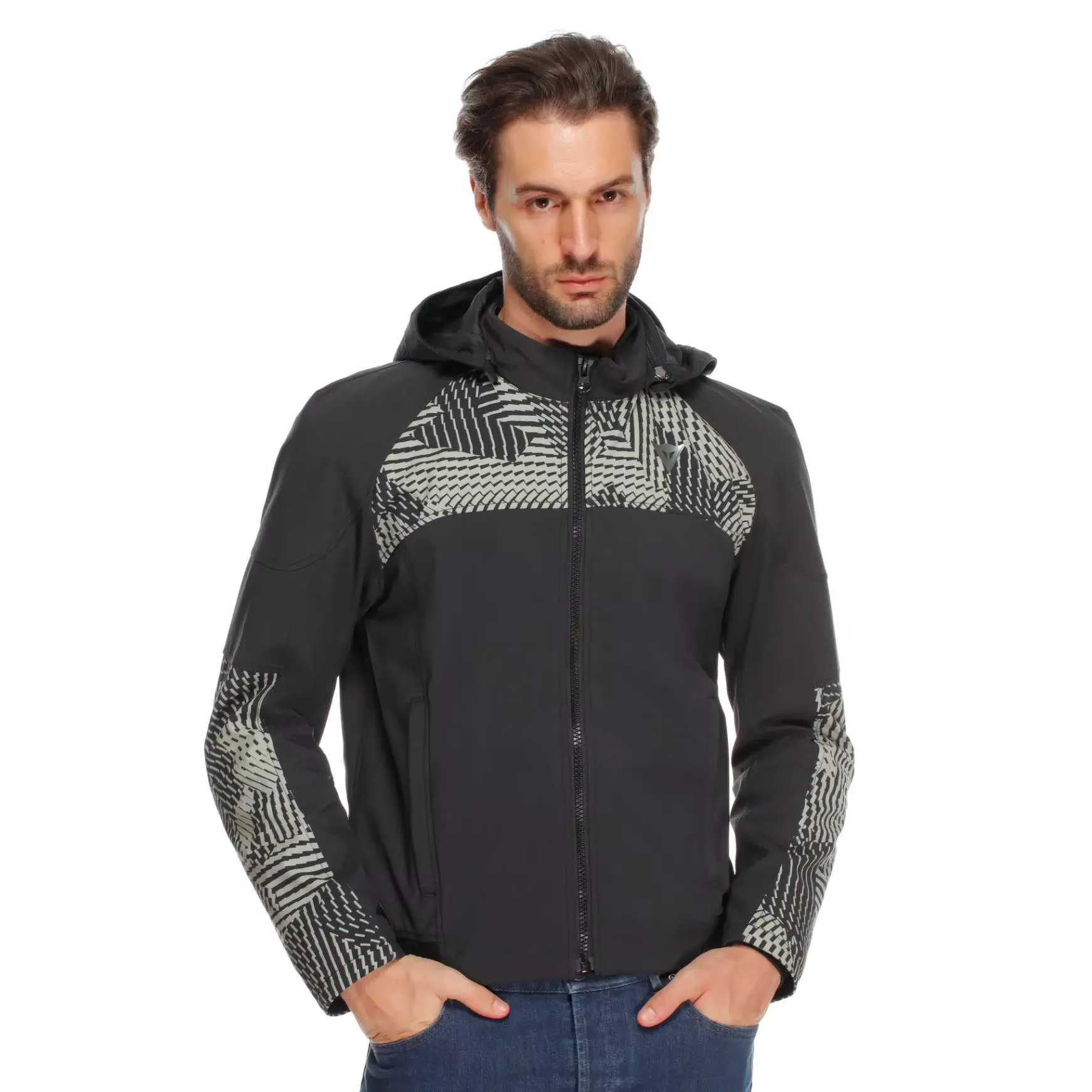 Dainese IGNITE 2 - MOTORRADJACKE TEXTIL HERREN BLACK/MOSS GRAY Clearance