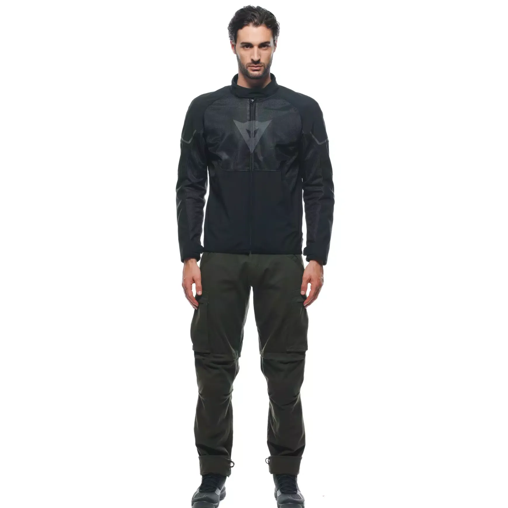 Dainese IGNITE AIR TEX JACKET BLACK/BLACK/GRAY-REFLEX Discount