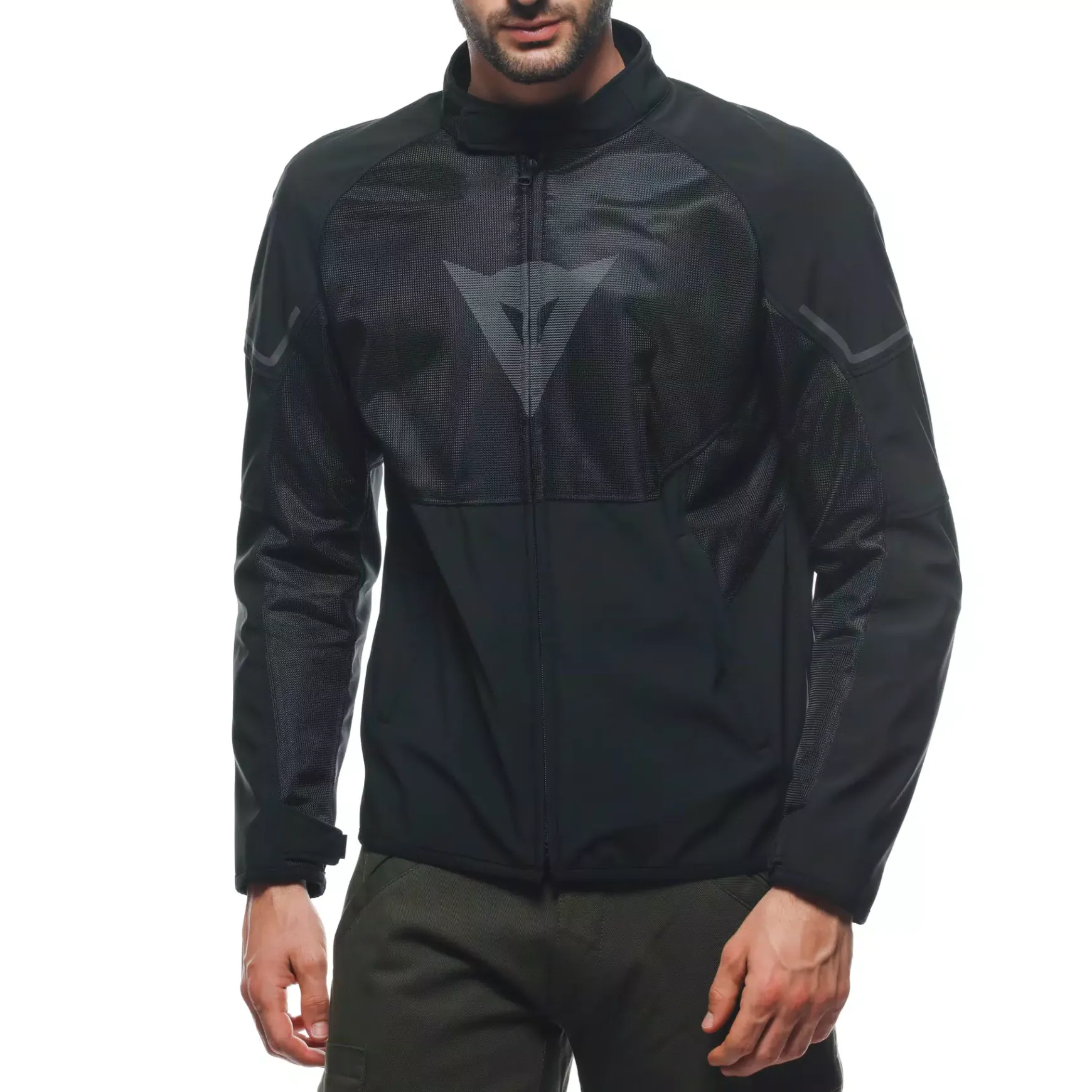 Dainese IGNITE AIR TEX JACKET BLACK/BLACK/GRAY-REFLEX Discount