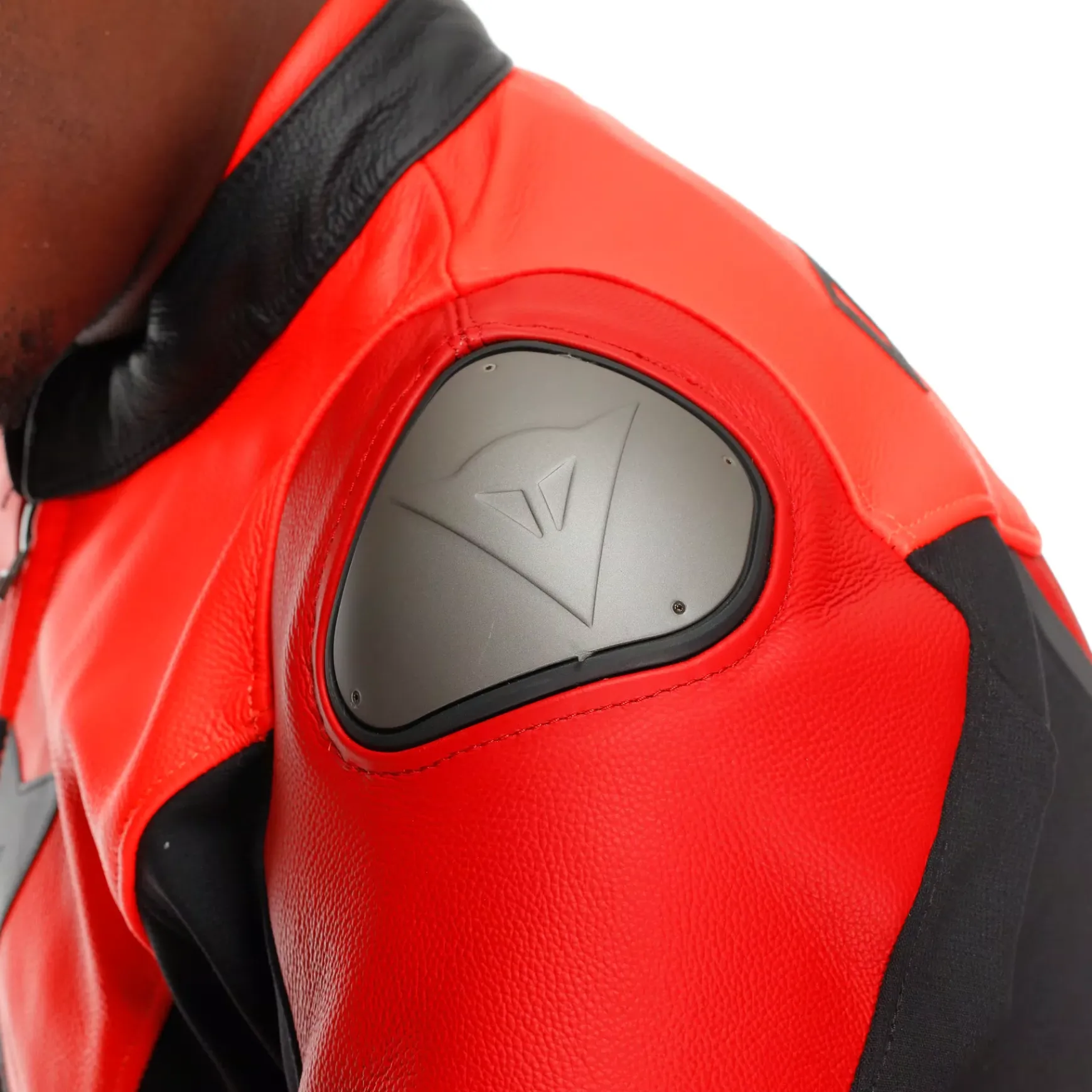 Dainese IPERATTIVA - HERREN-MOTORKRADJACKE AUS LEDER UND STOFF RED-FLUO/BLACK Online