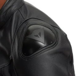 Dainese IPERATTIVA - HERREN-MOTORKRADJACKE AUS LEDER UND STOFF BLACK/BLACK