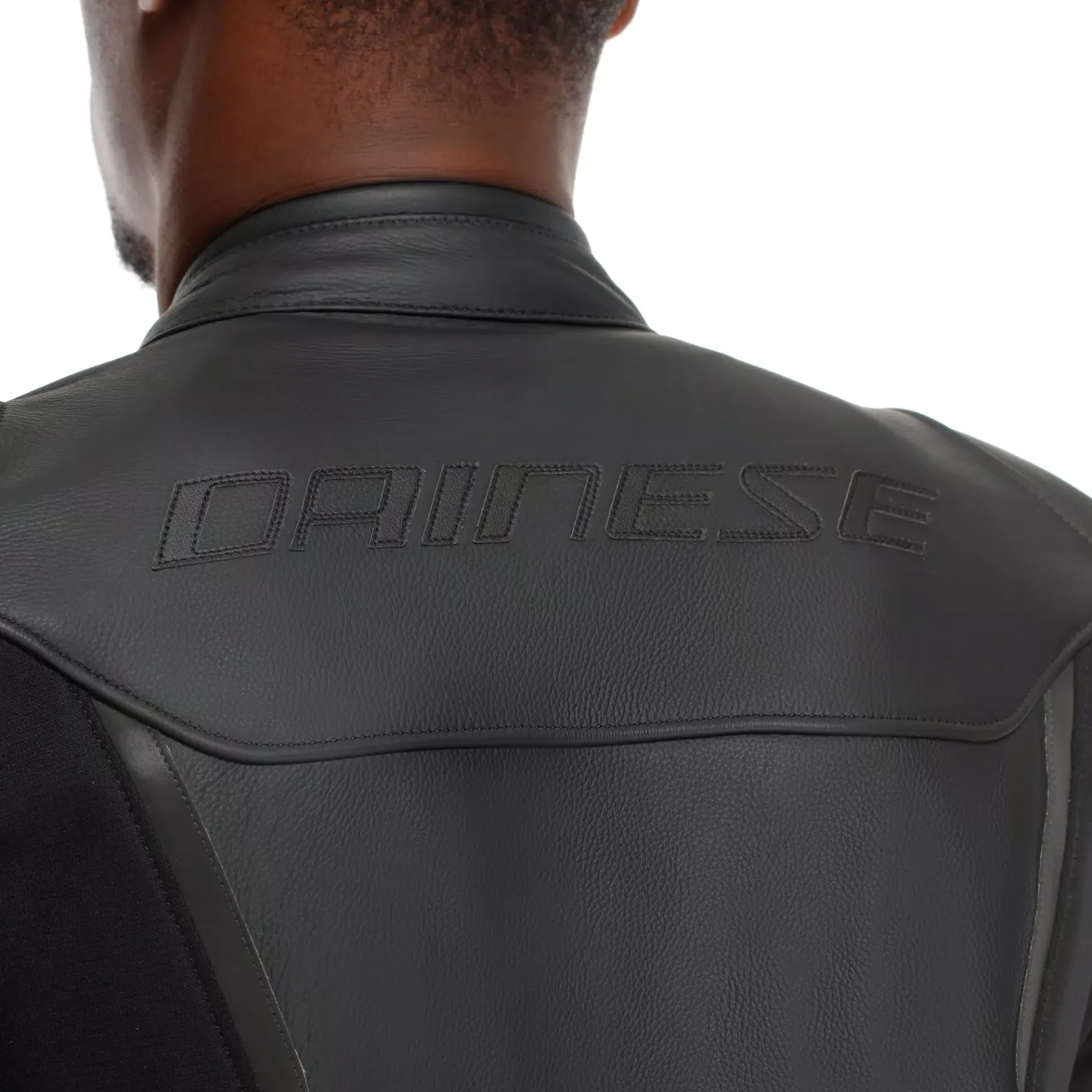Dainese IPERATTIVA - HERREN-MOTORKRADJACKE AUS LEDER UND STOFF BLACK/BLACK