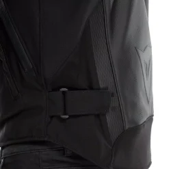 Dainese IPERATTIVA - HERREN-MOTORKRADJACKE AUS LEDER UND STOFF BLACK/BLACK