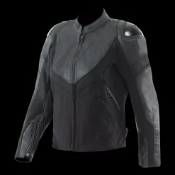 Dainese IPERATTIVA - MOTORRADJACKE AUS LEDER UND STOFF FÜR DAMEN BLACK/BLACK Online