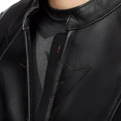 Dainese IPERATTIVA - MOTORRADJACKE AUS LEDER UND STOFF FÜR DAMEN BLACK/BLACK Online